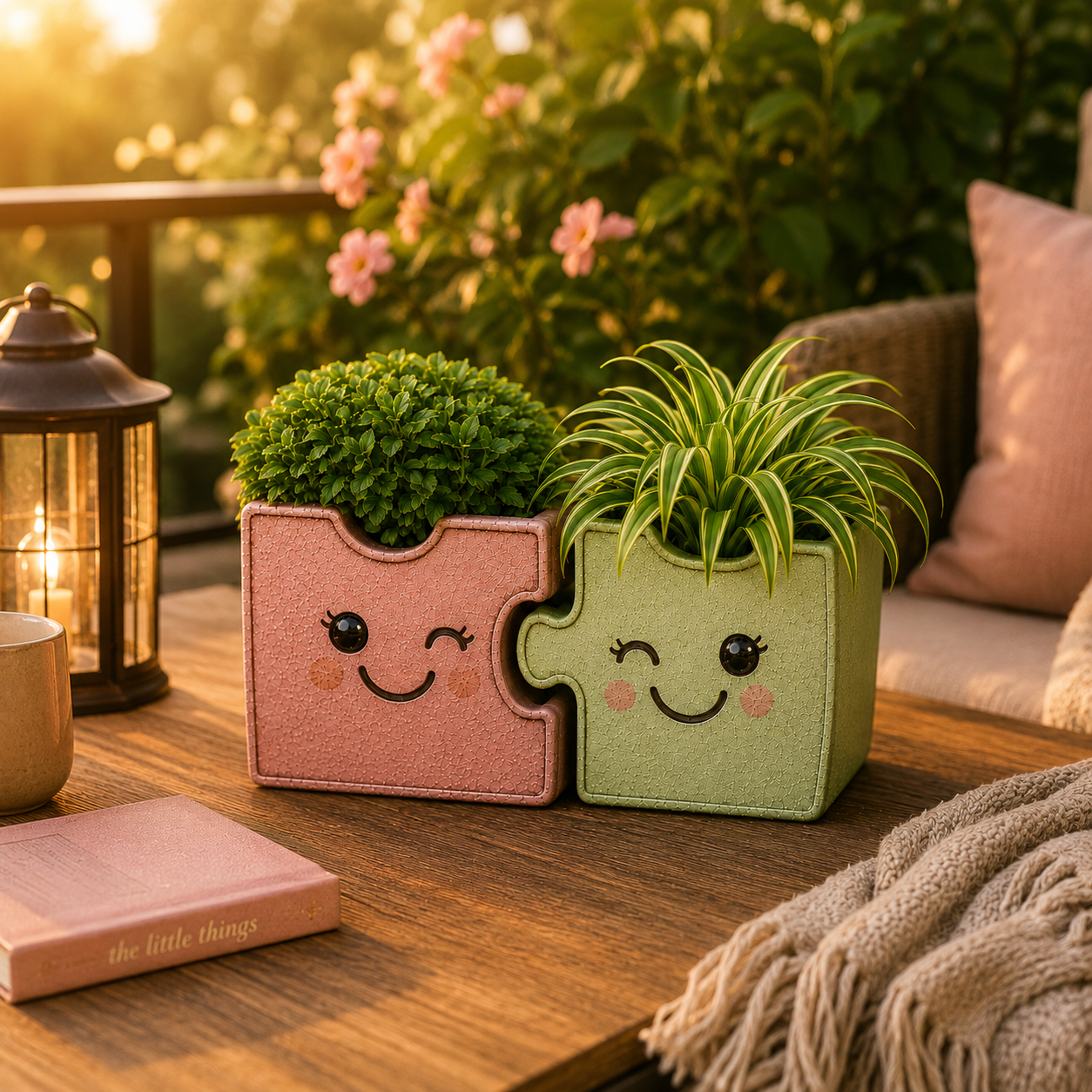 Better Together Interlocking Metal Planter Set