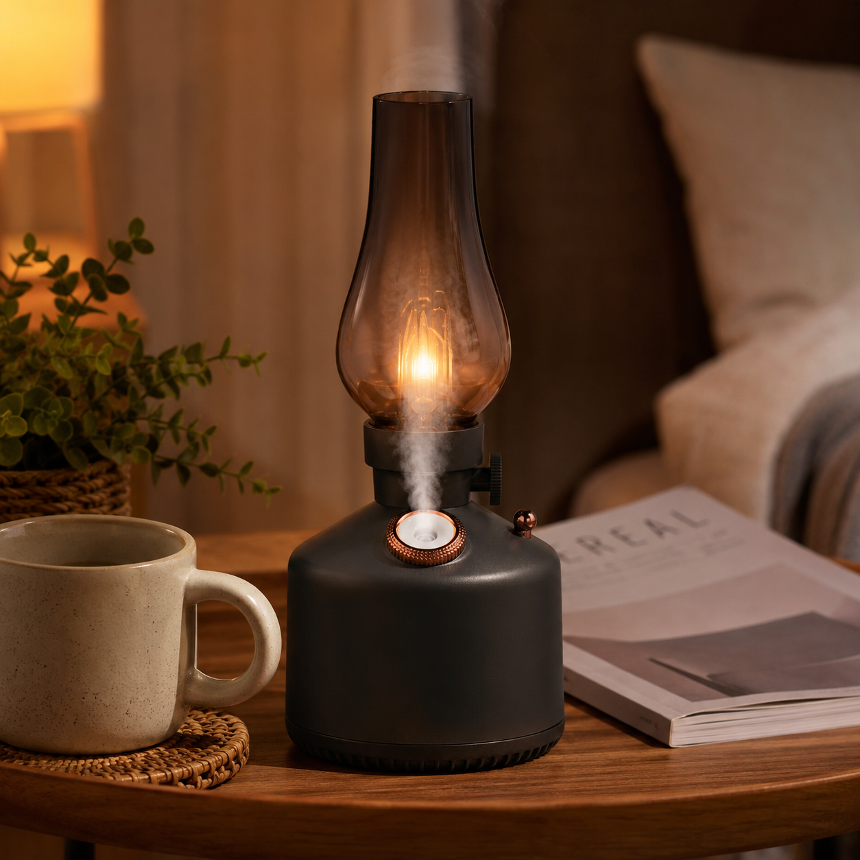 Vintage Oil Lamp Humidifier