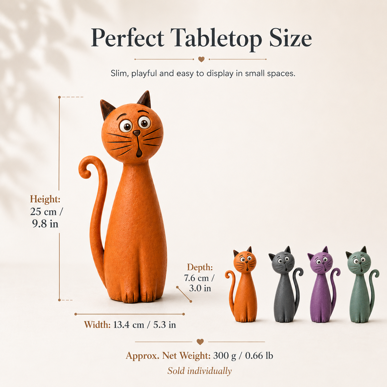 Whimsical Cat Figurine Collection