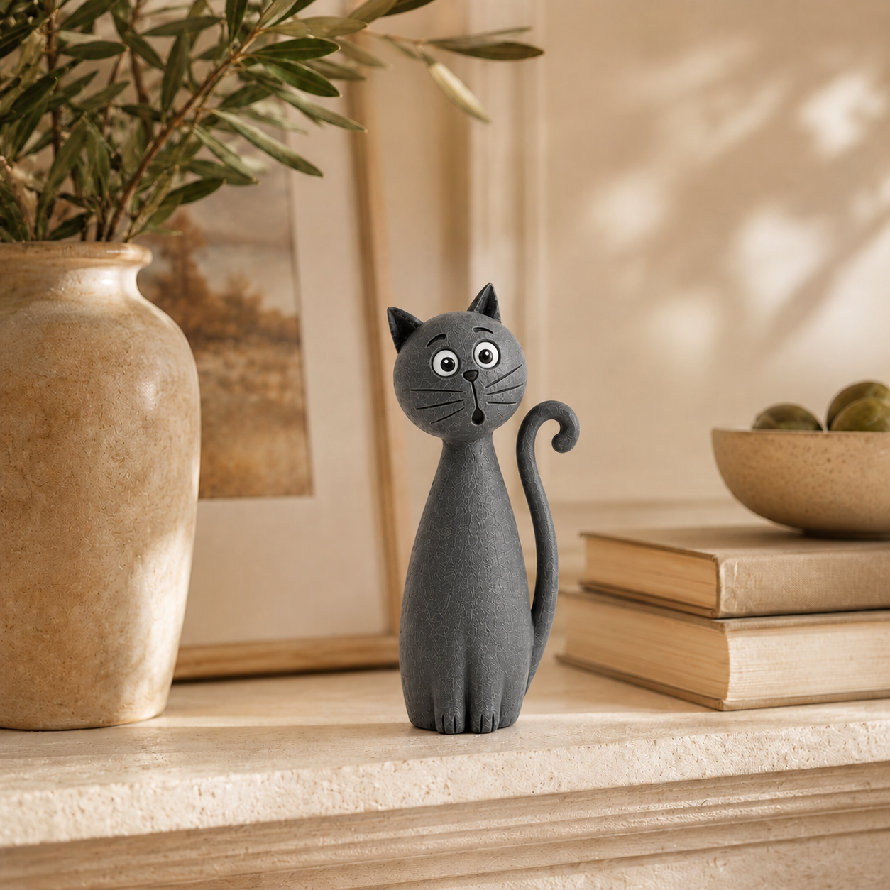 Whimsical Cat Figurine Collection