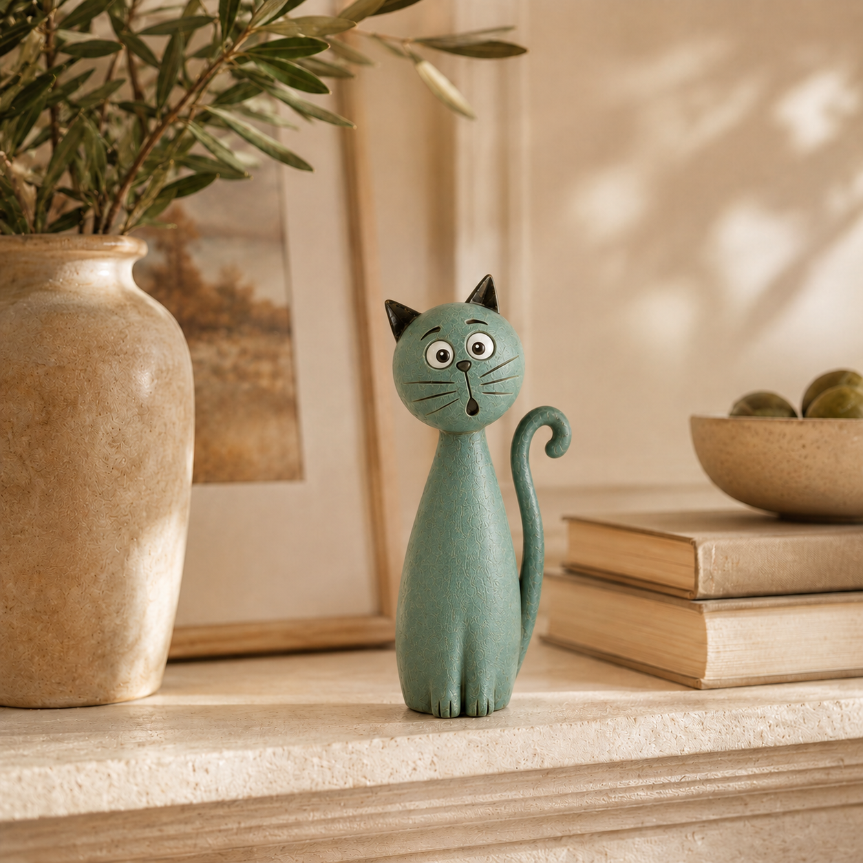 Whimsical Cat Figurine Collection