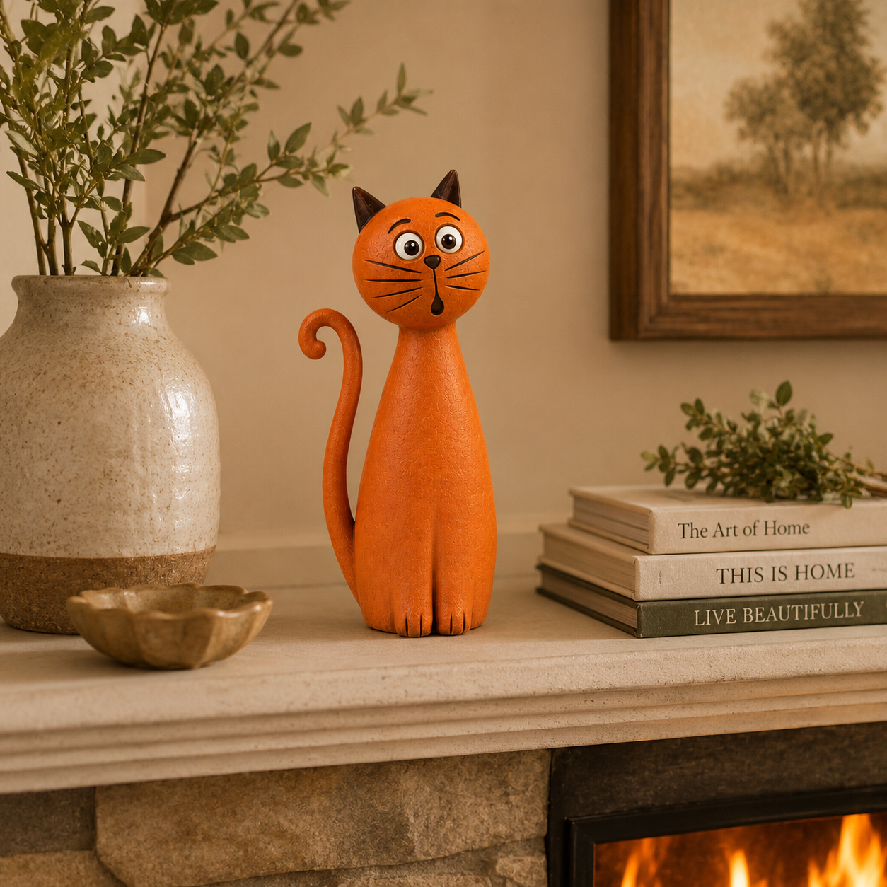 Whimsical Cat Figurine Collection