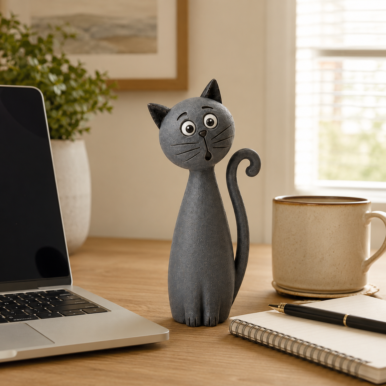 Whimsical Cat Figurine Collection