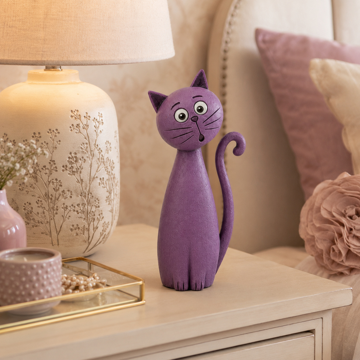 Whimsical Cat Figurine Collection