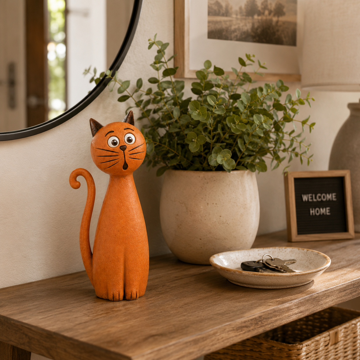 Whimsical Cat Figurine Collection