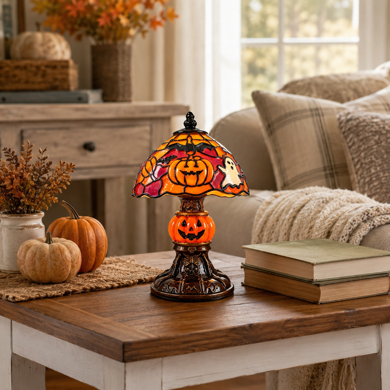 Halloween Pumpkin Table Lamp