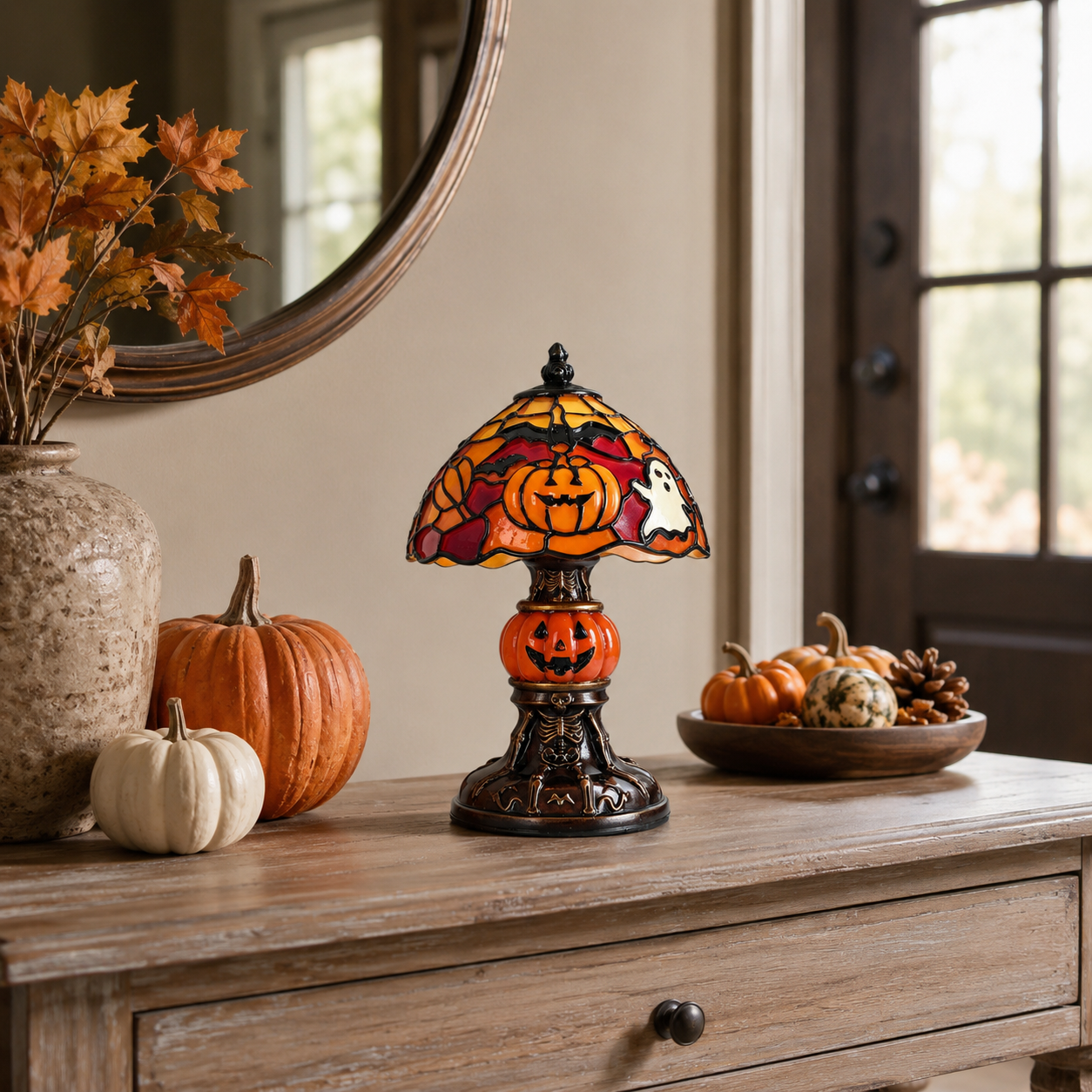 Halloween Pumpkin Table Lamp