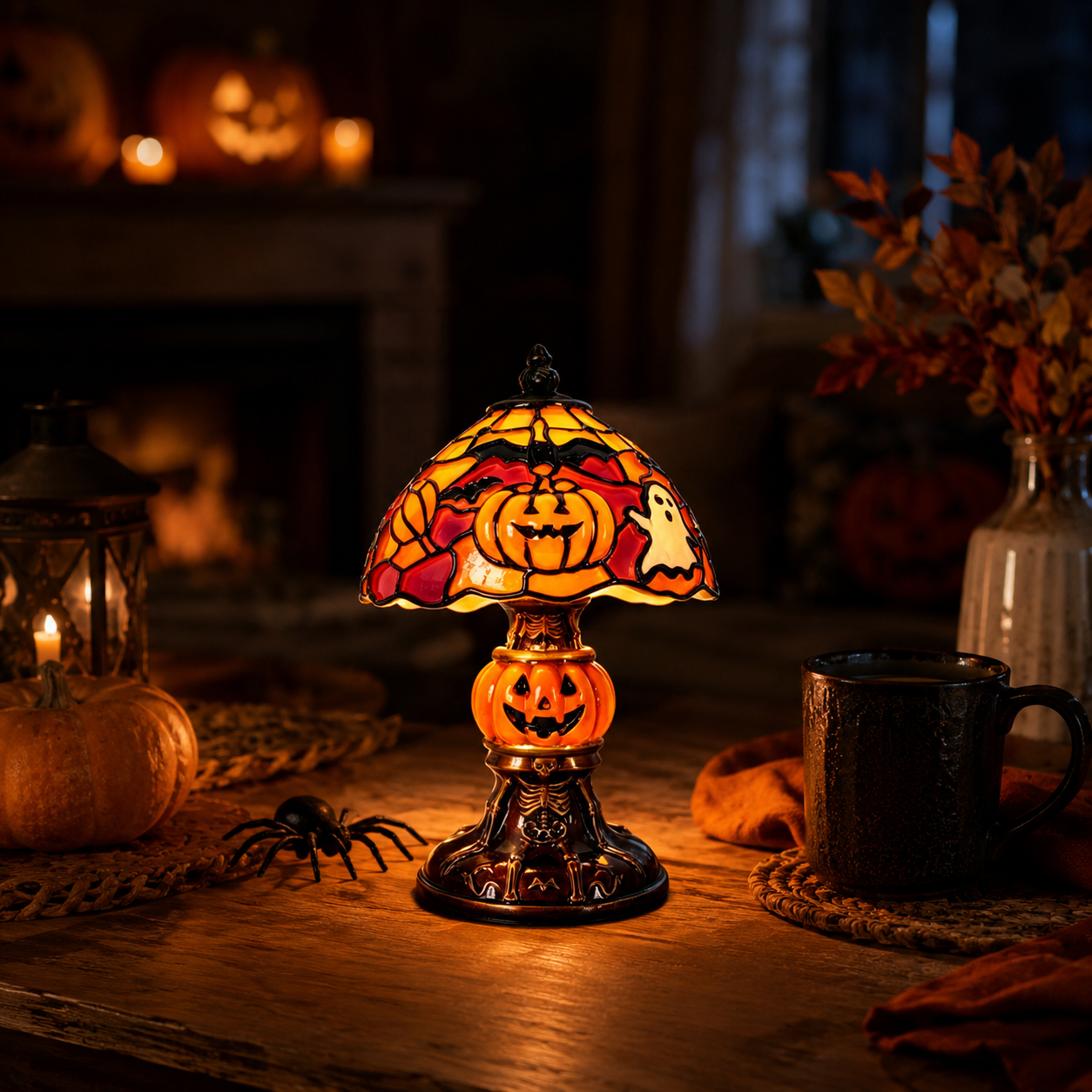 Halloween Pumpkin Table Lamp