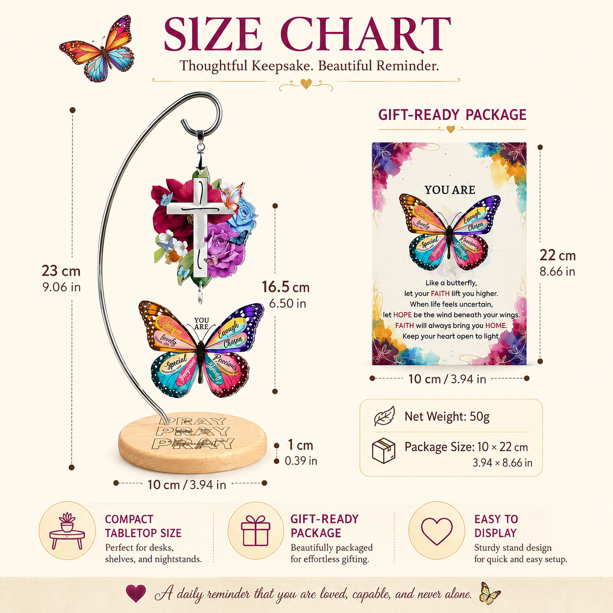 Inspirational Keepsake Ornament Gift Series
