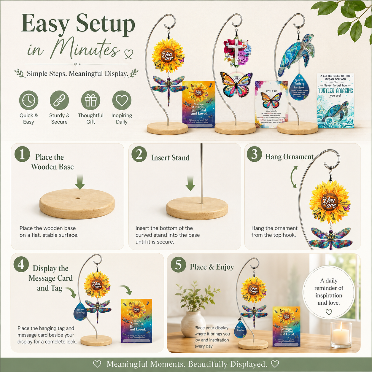 Inspirational Keepsake Ornament Gift Series
