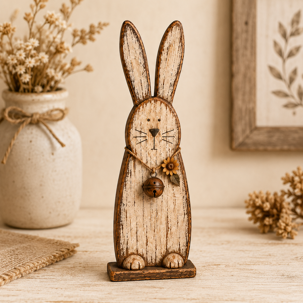 Vintage Harvest Wooden Animal Decor Collection