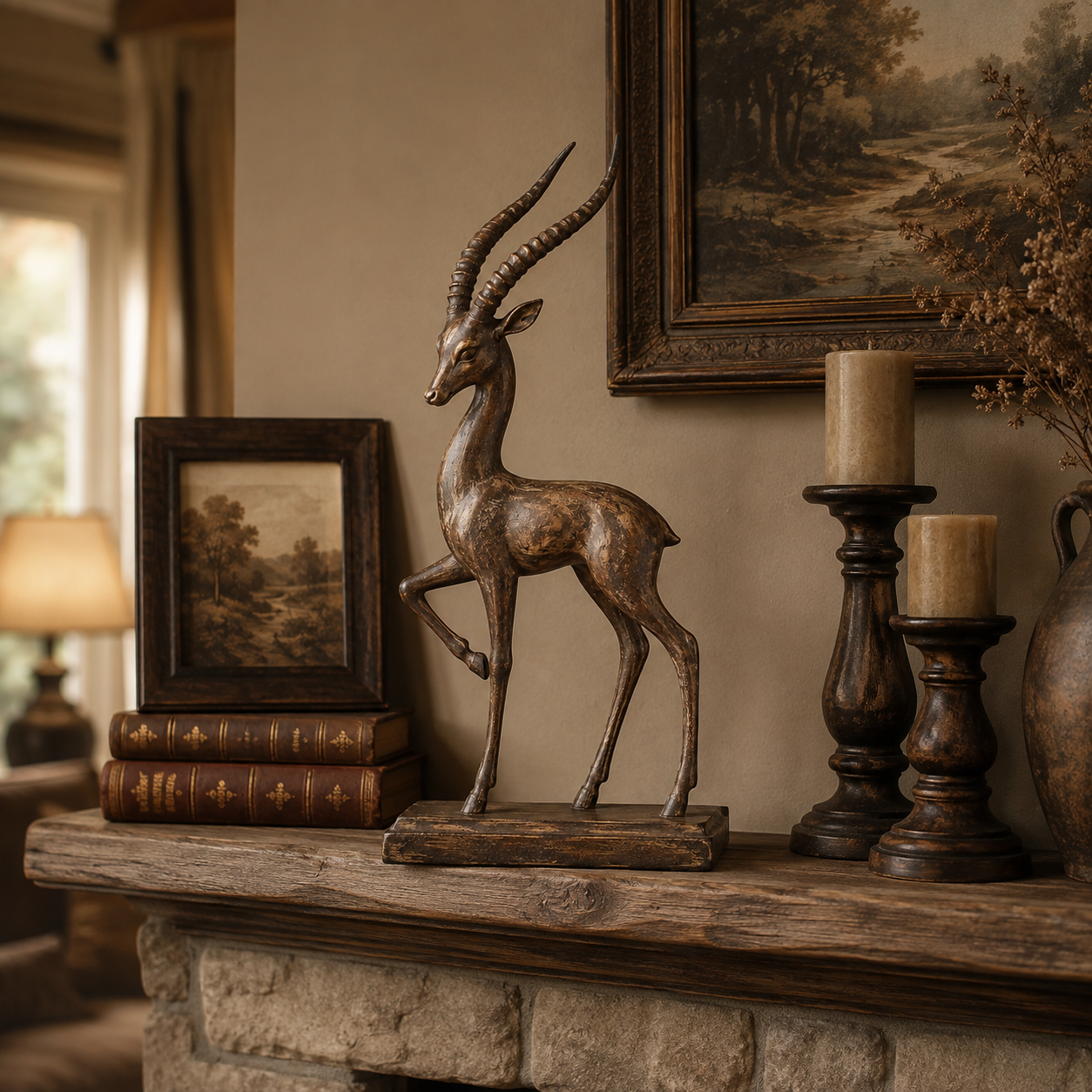 Vintage Antelope Figurine