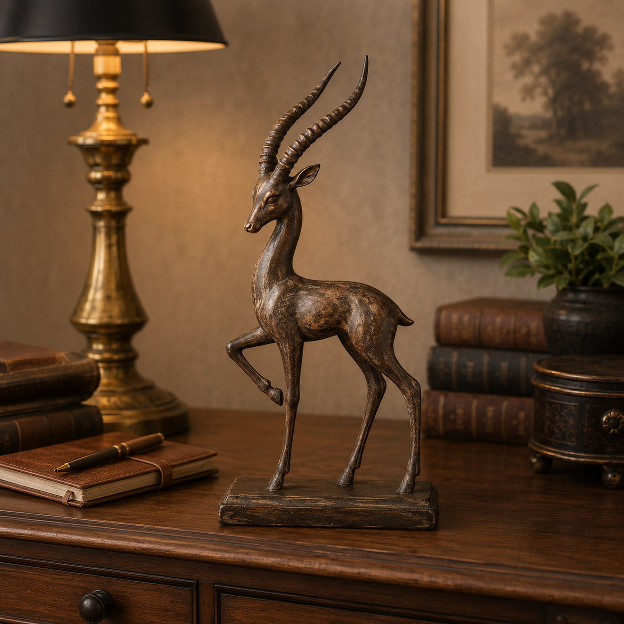 Vintage Antelope Figurine