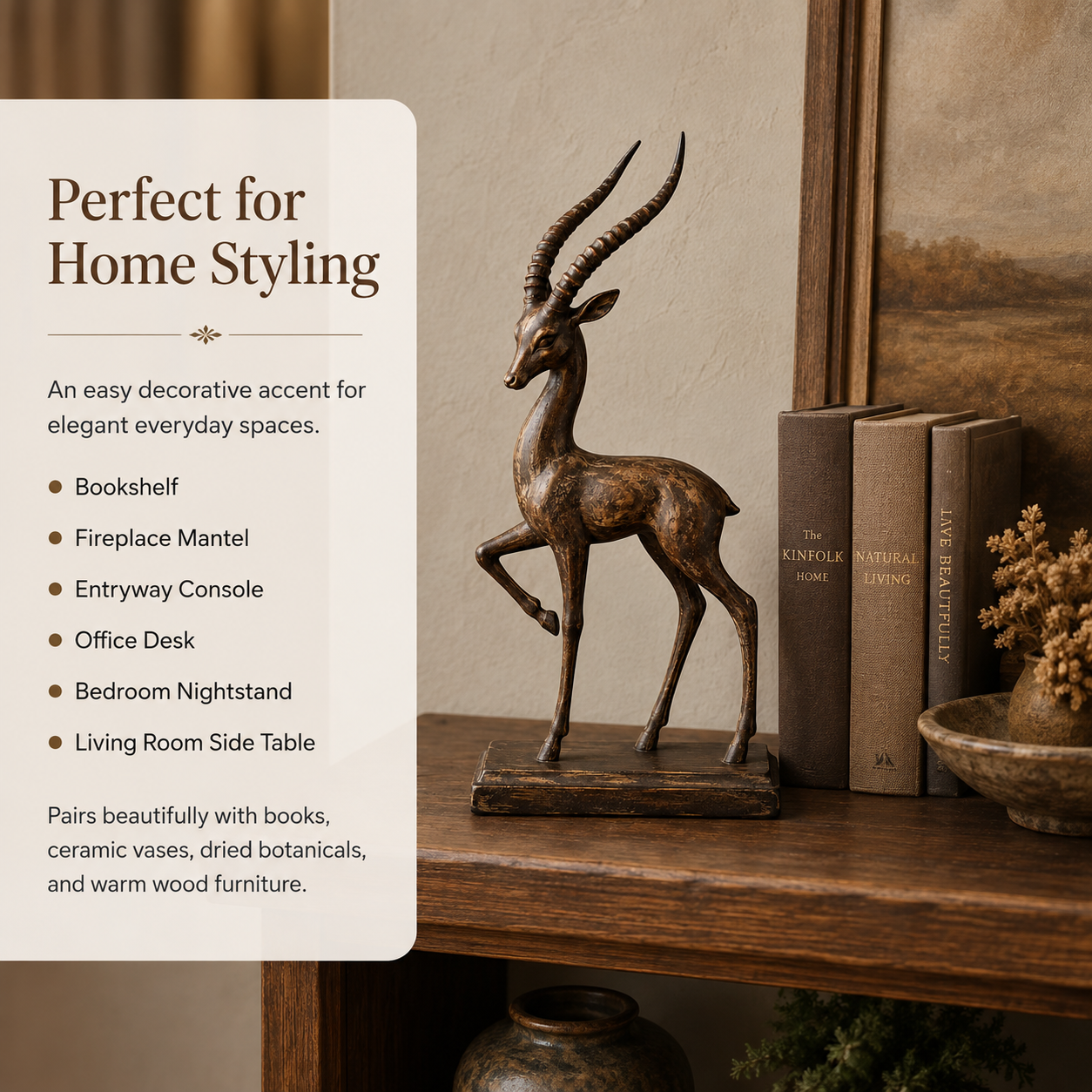 Vintage Antelope Figurine