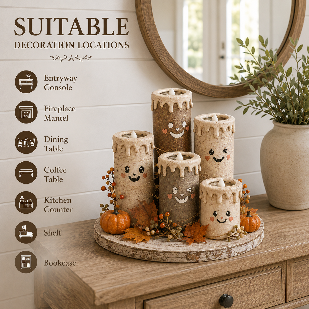  Cozy Glow Fall Candle Centerpiece 