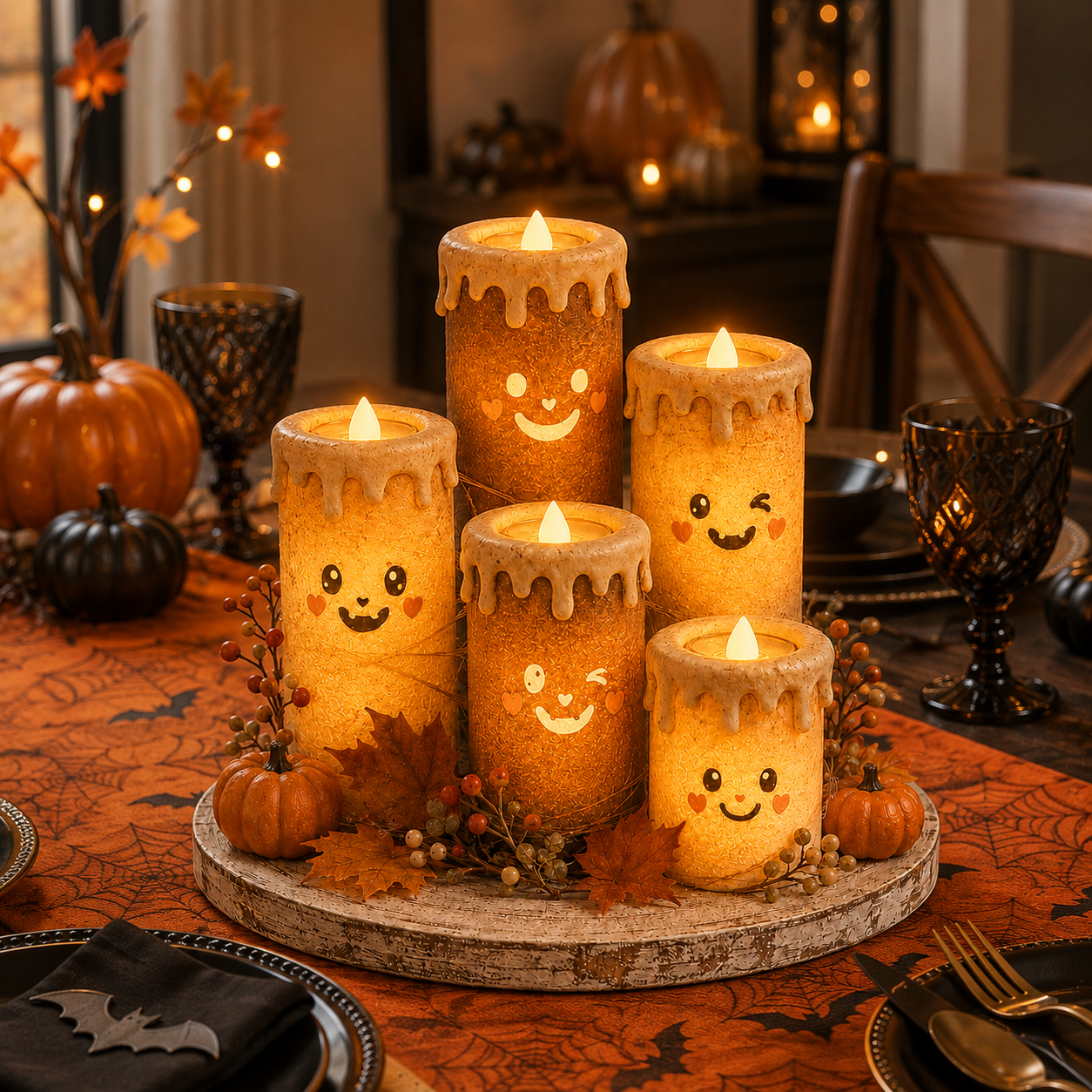  Cozy Glow Fall Candle Centerpiece 