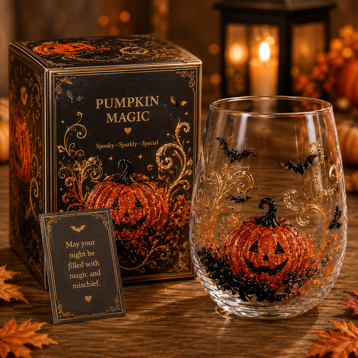 Limited Edition 2026 Halloween Enchanted Night Glass Cup