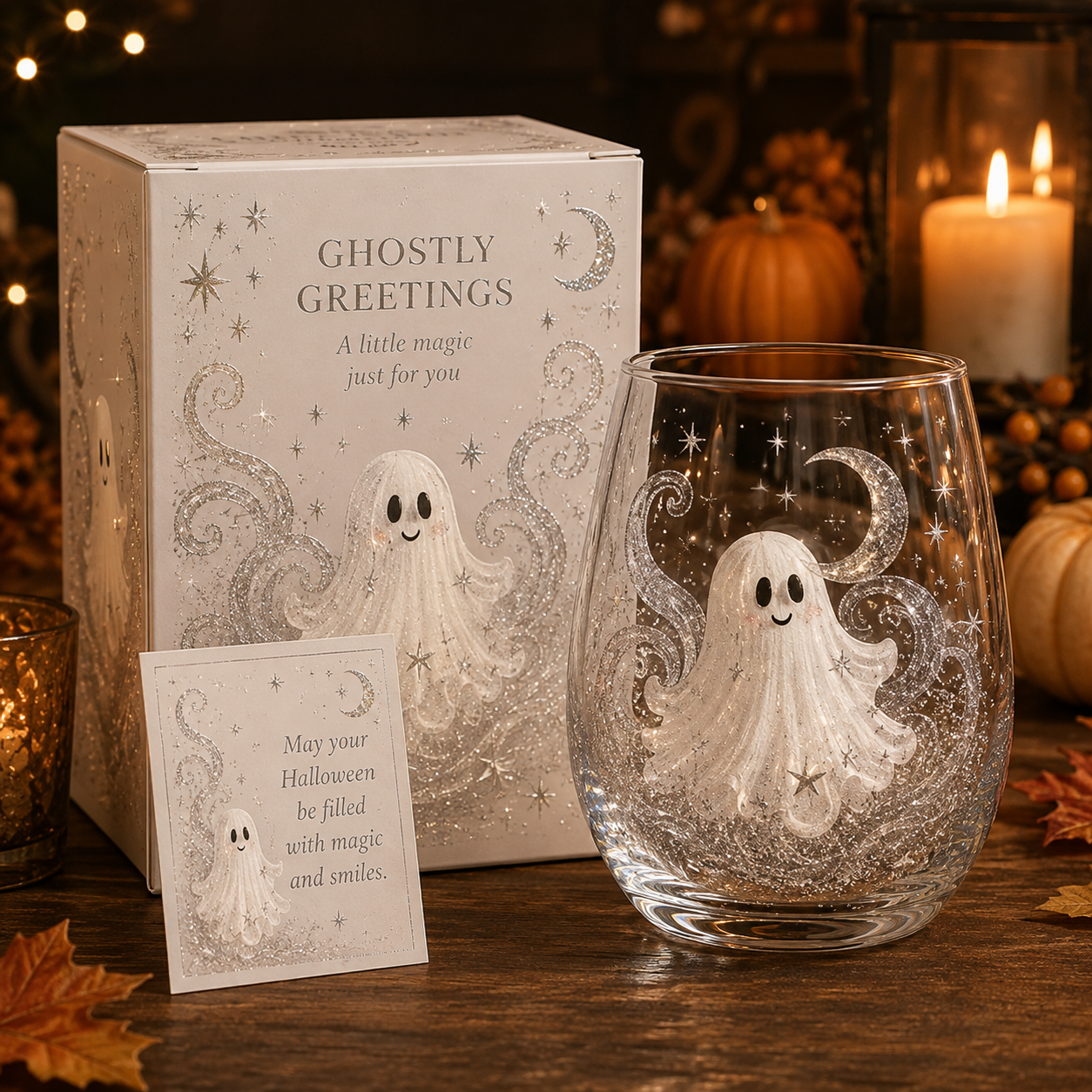 Limited Edition 2026 Halloween Enchanted Night Glass Cup