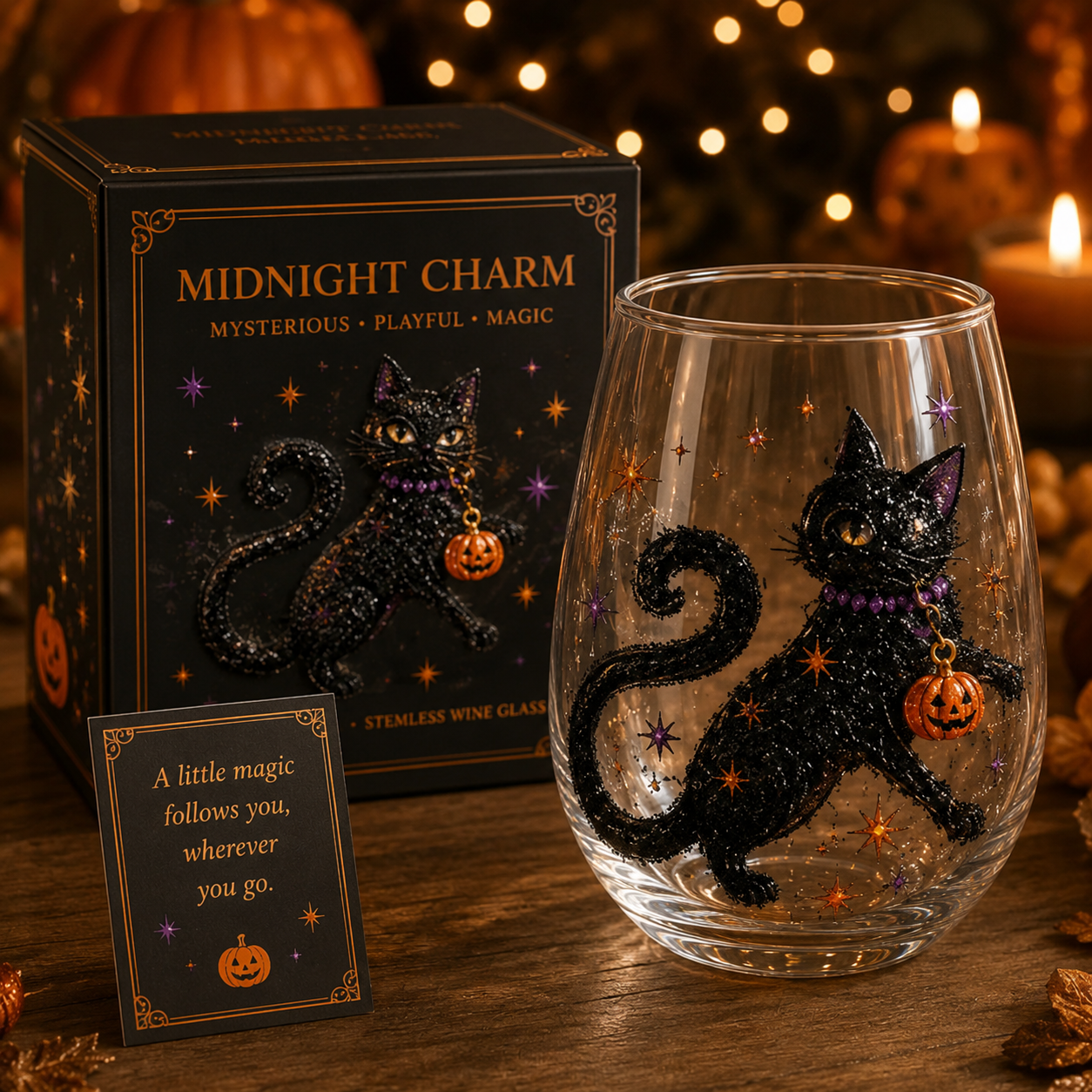 Limited Edition 2026 Halloween Enchanted Night Glass Cup