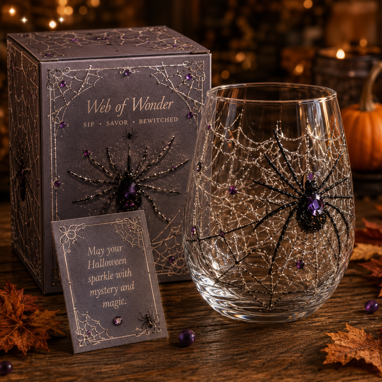 Limited Edition 2026 Halloween Enchanted Night Glass Cup