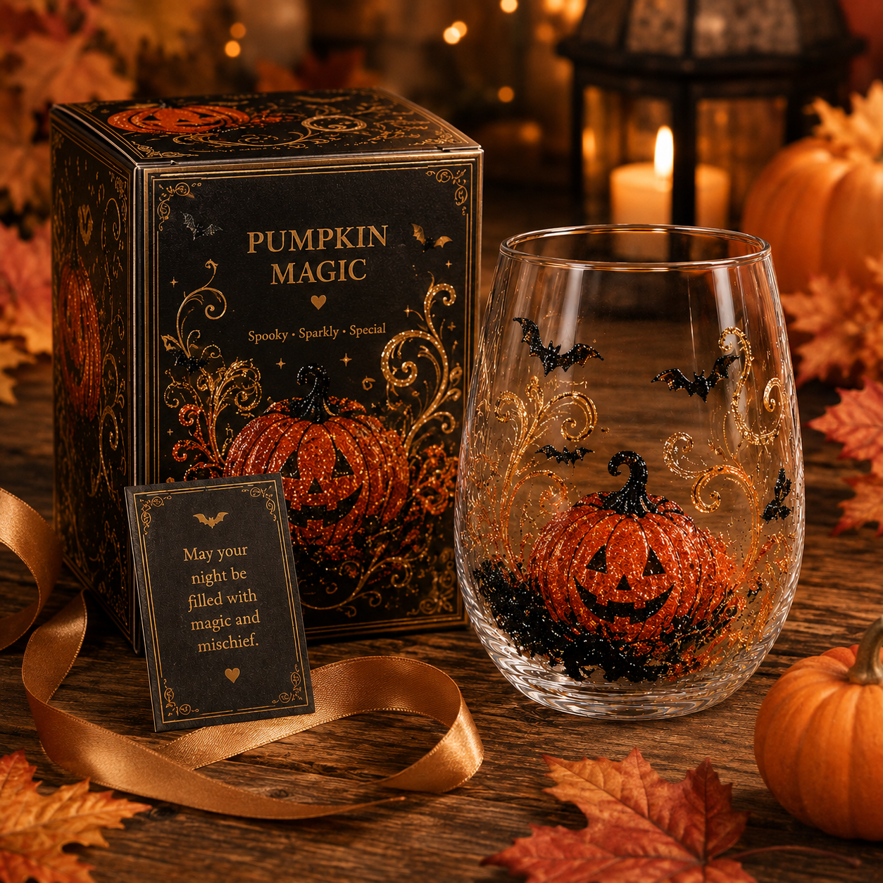 Limited Edition 2026 Halloween Enchanted Night Glass Cup