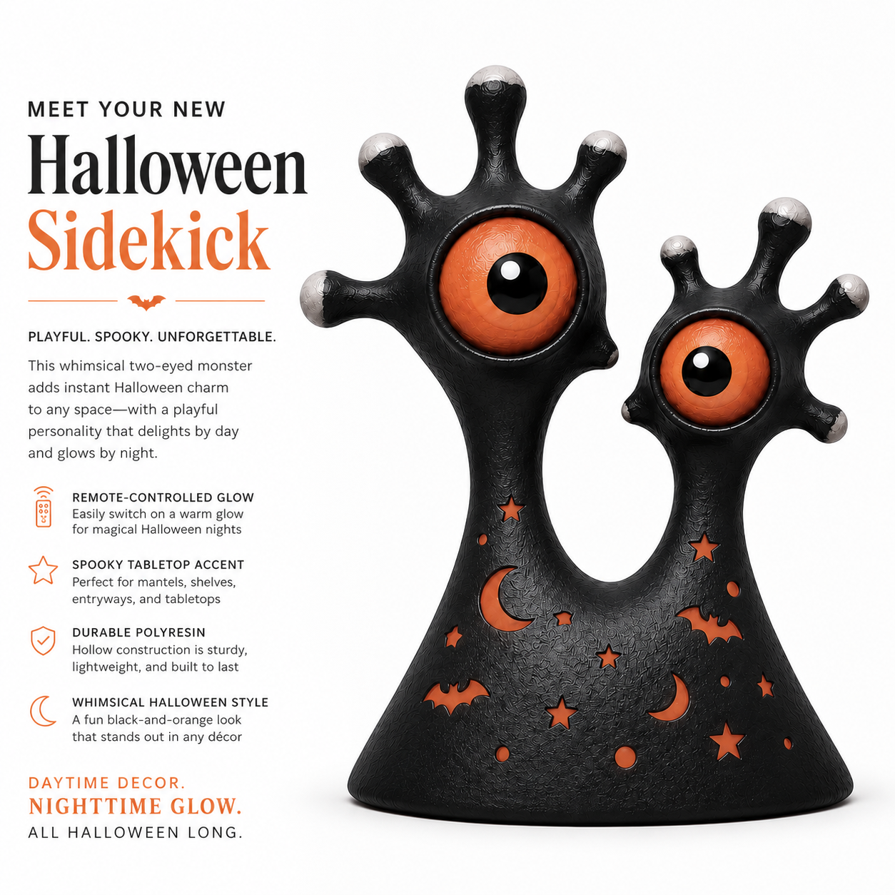 Glow & Gawk™ Two-Eyed Monster Light