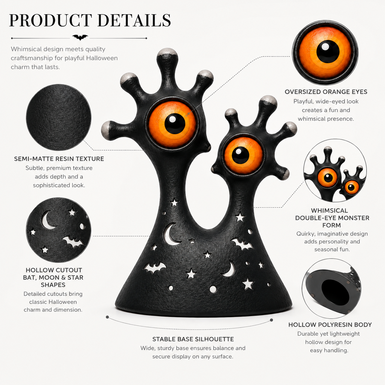 Glow & Gawk™ Two-Eyed Monster Light