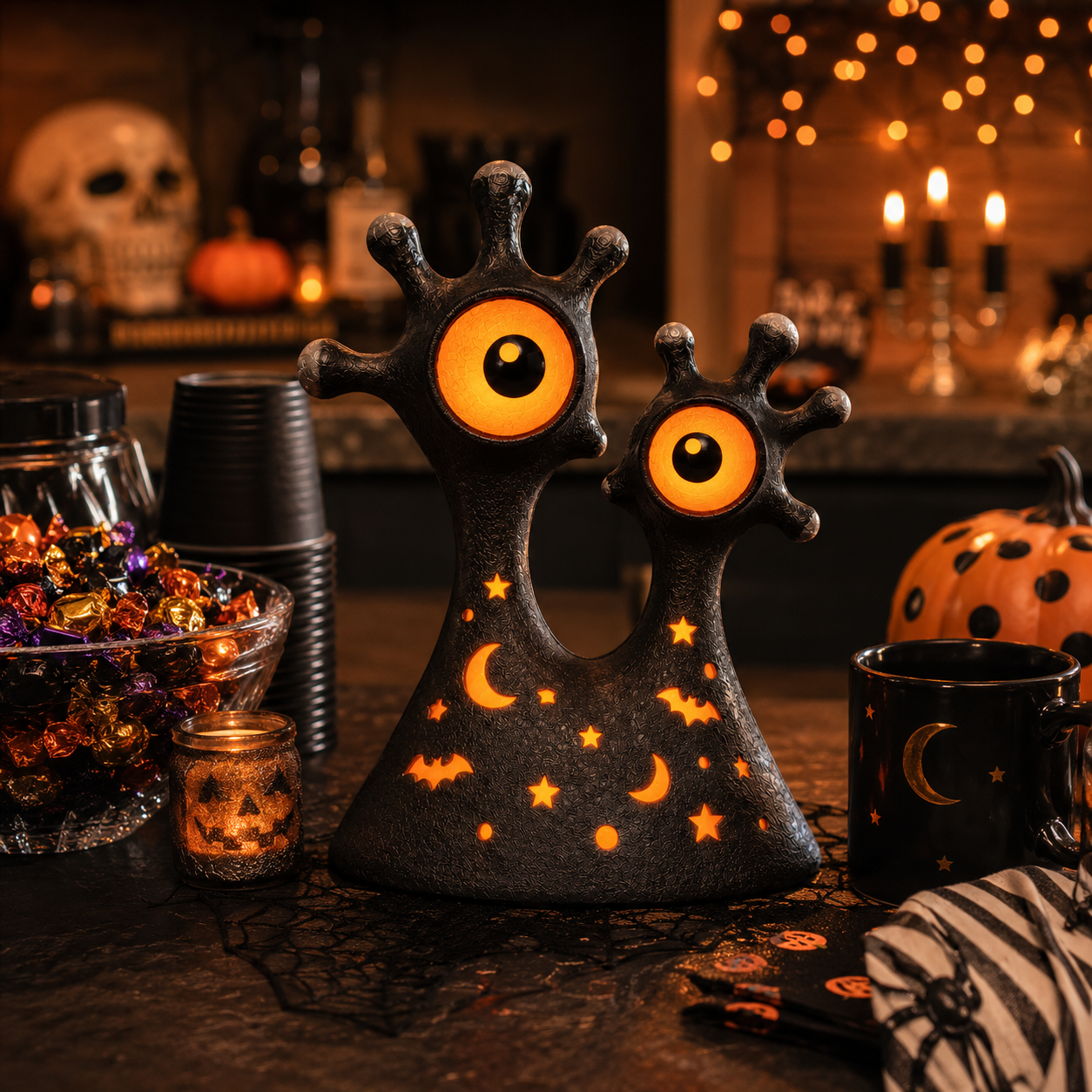 Glow & Gawk™ Two-Eyed Monster Light