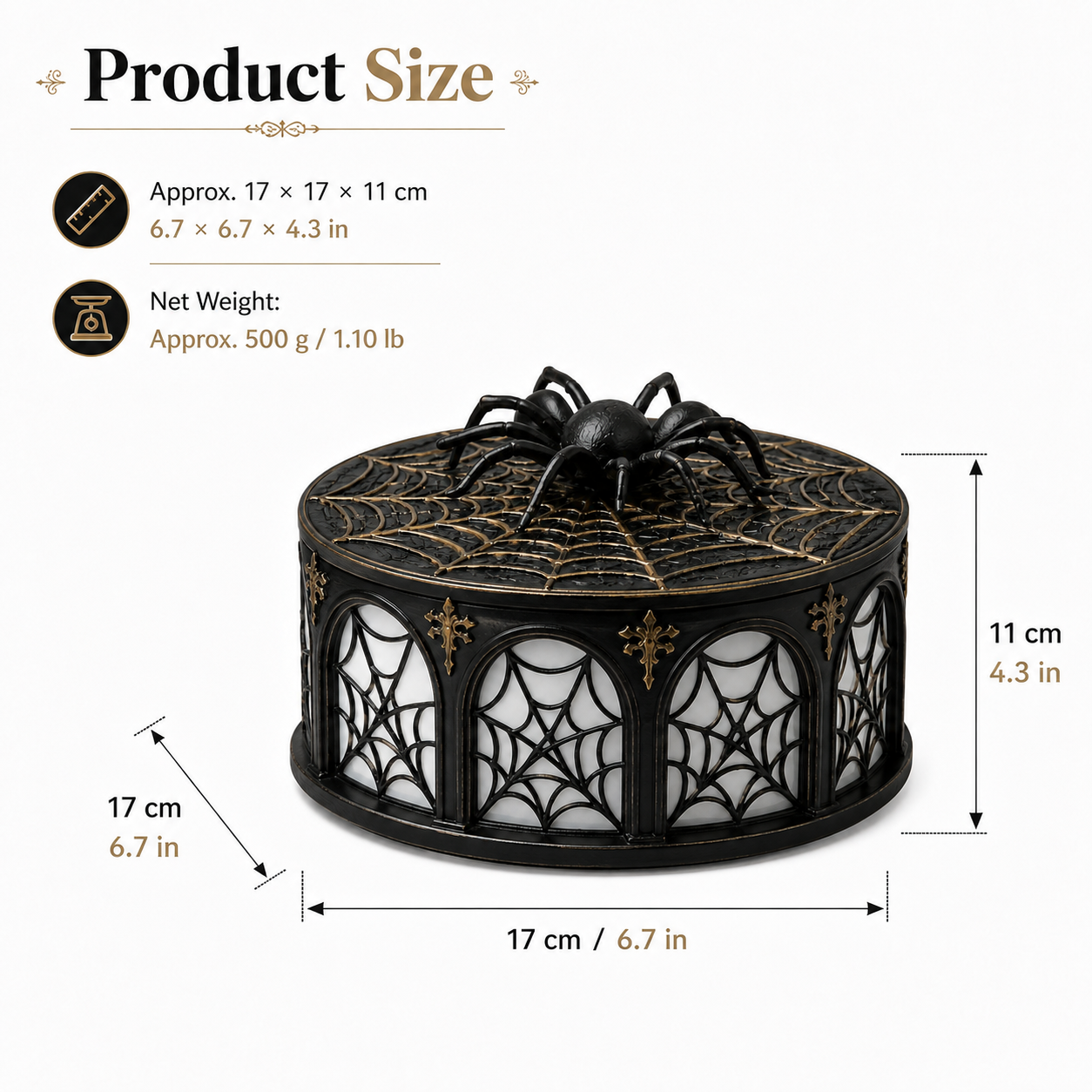 Lighted Spider Web Halloween Decor