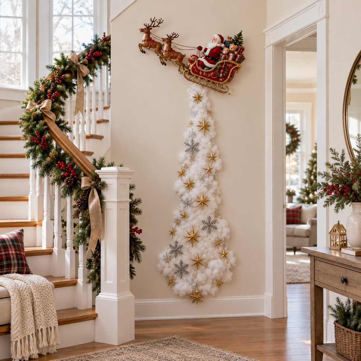 Lighted Christmas Wall Hanging Decor