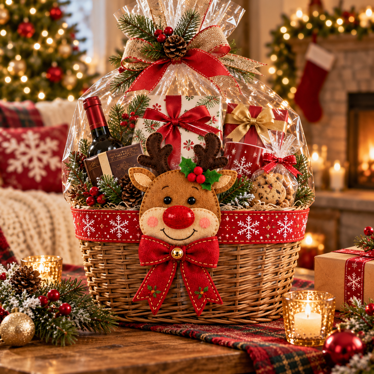 Christmas Reindeer Curtain Tieback