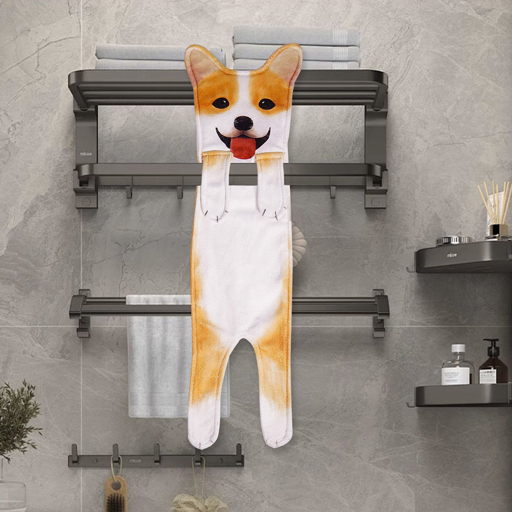 Adorable Puppy Hand Towel