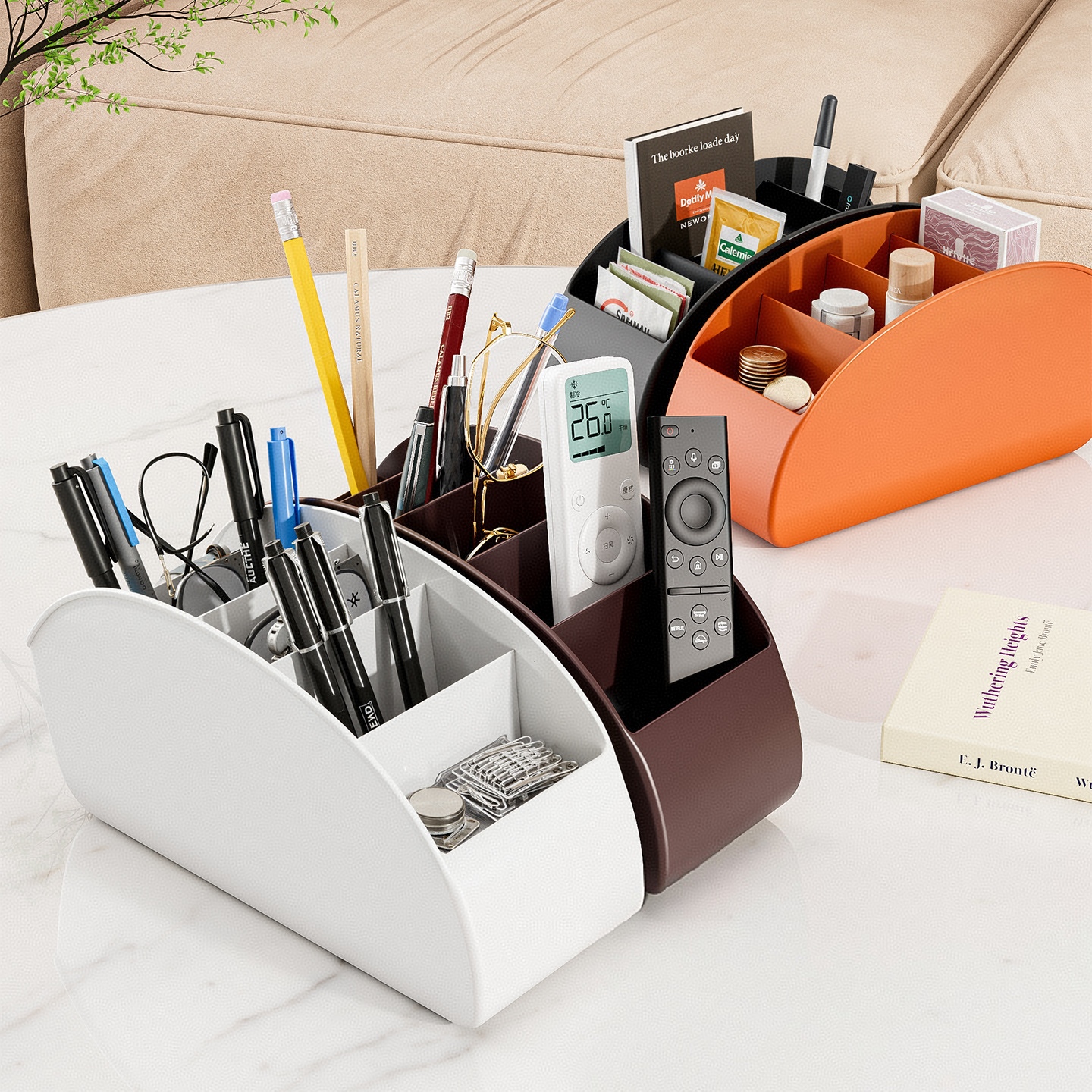  Storage Box with 5 Compartments 