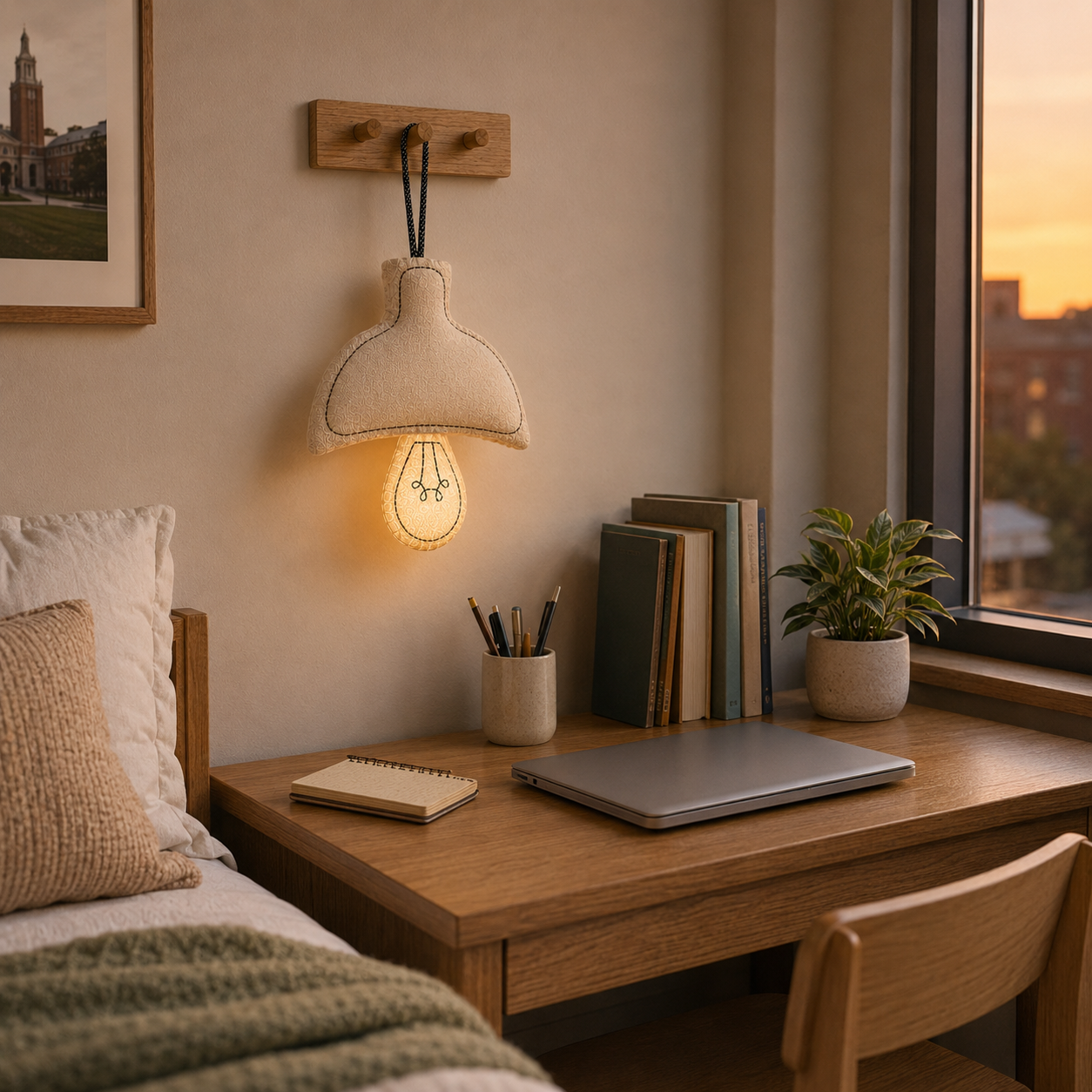 Cozy Glow Rechargeable Fabric Wall Night Light 💡