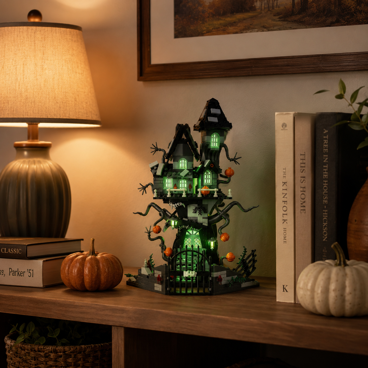 Light-Up Haunted House Building Set
