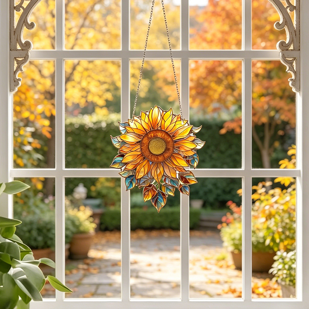 Colorful Sunflower Hanging Decor
