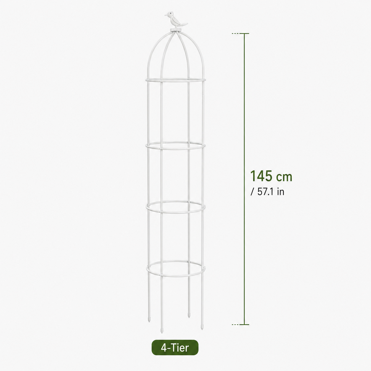 Charming Bird Cage Trellis for Roses & Climbing Plants