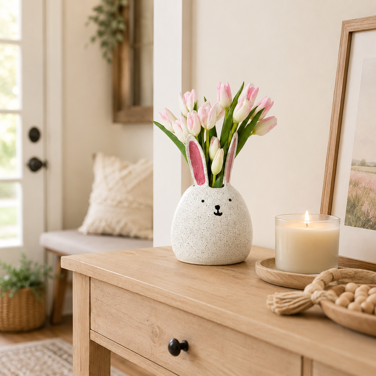 Sweet Bunny Bloom Vase