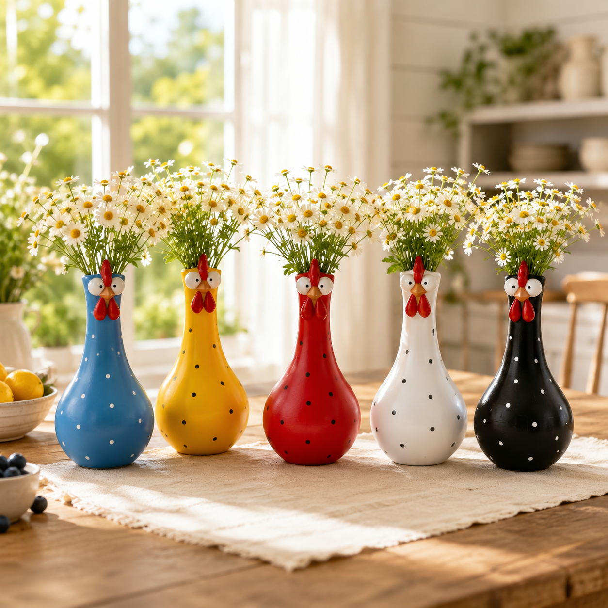 Cluck & Bloom™ Whimsical Chicken Flower Vase