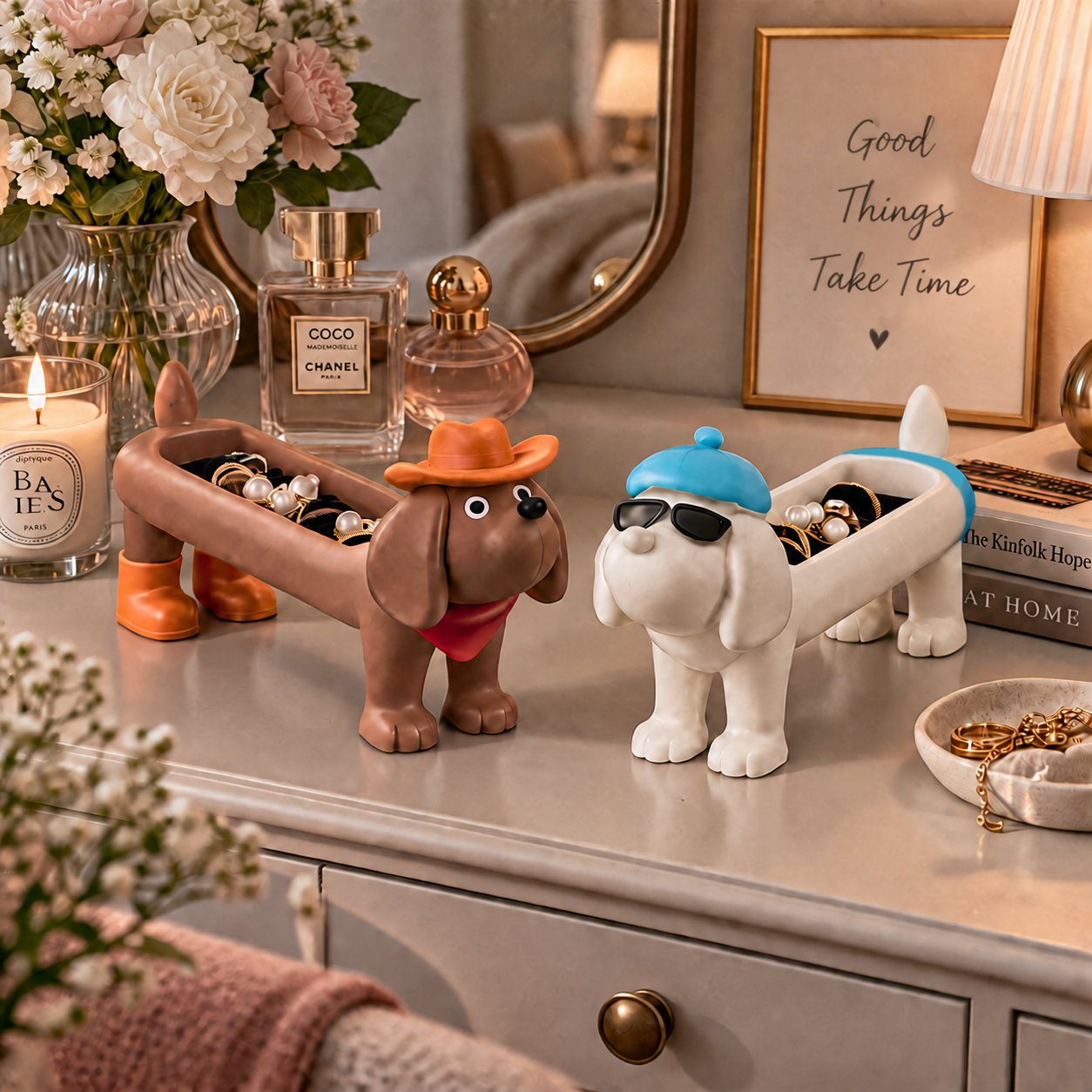 Dachshund Jewelry Organizer – Cute Dog Ring Holder & Trinket Tray