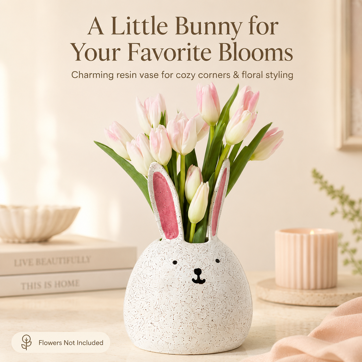 Sweet Bunny Bloom Vase