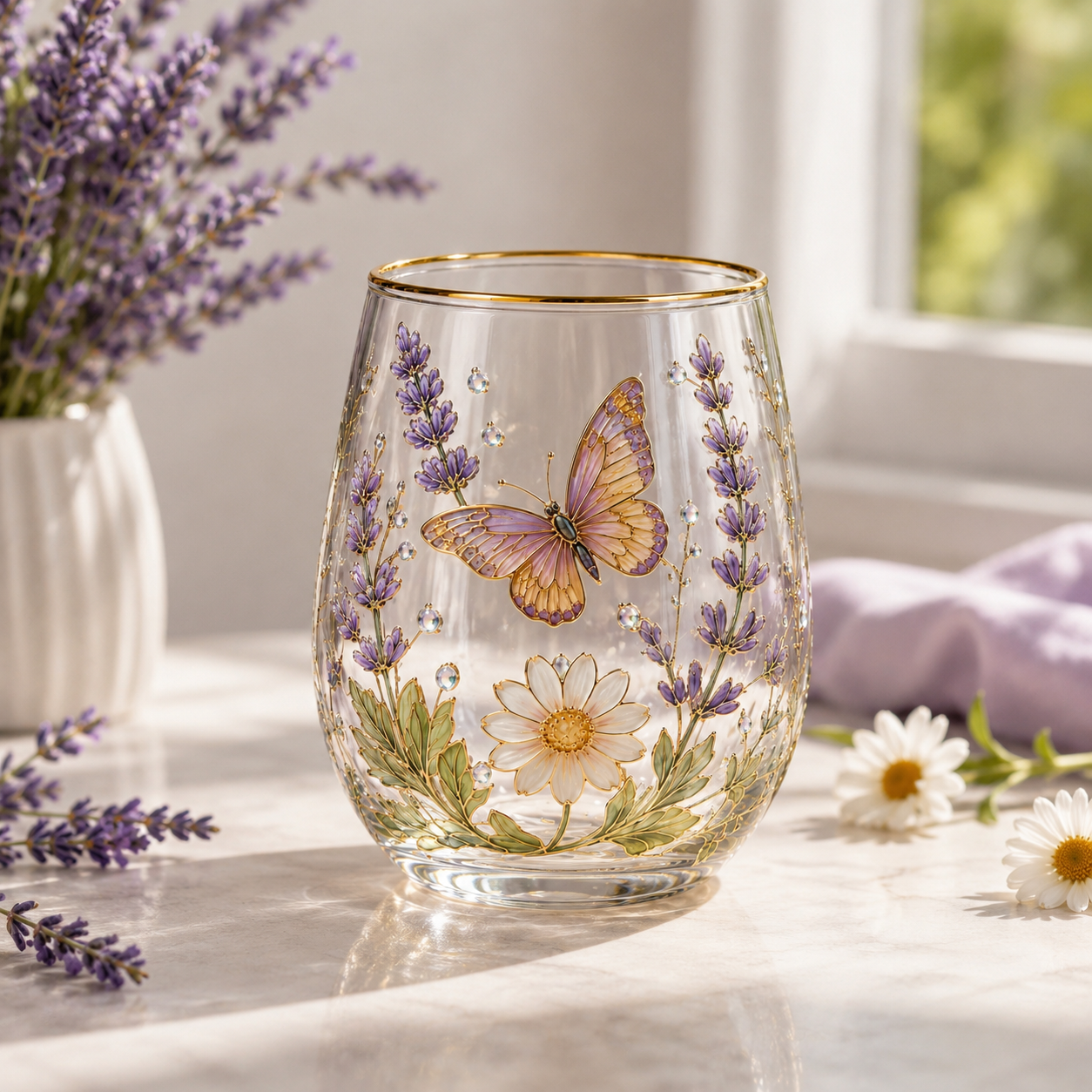 Limited Edition 2026 Garden Morning Bliss Glass Tea Cup