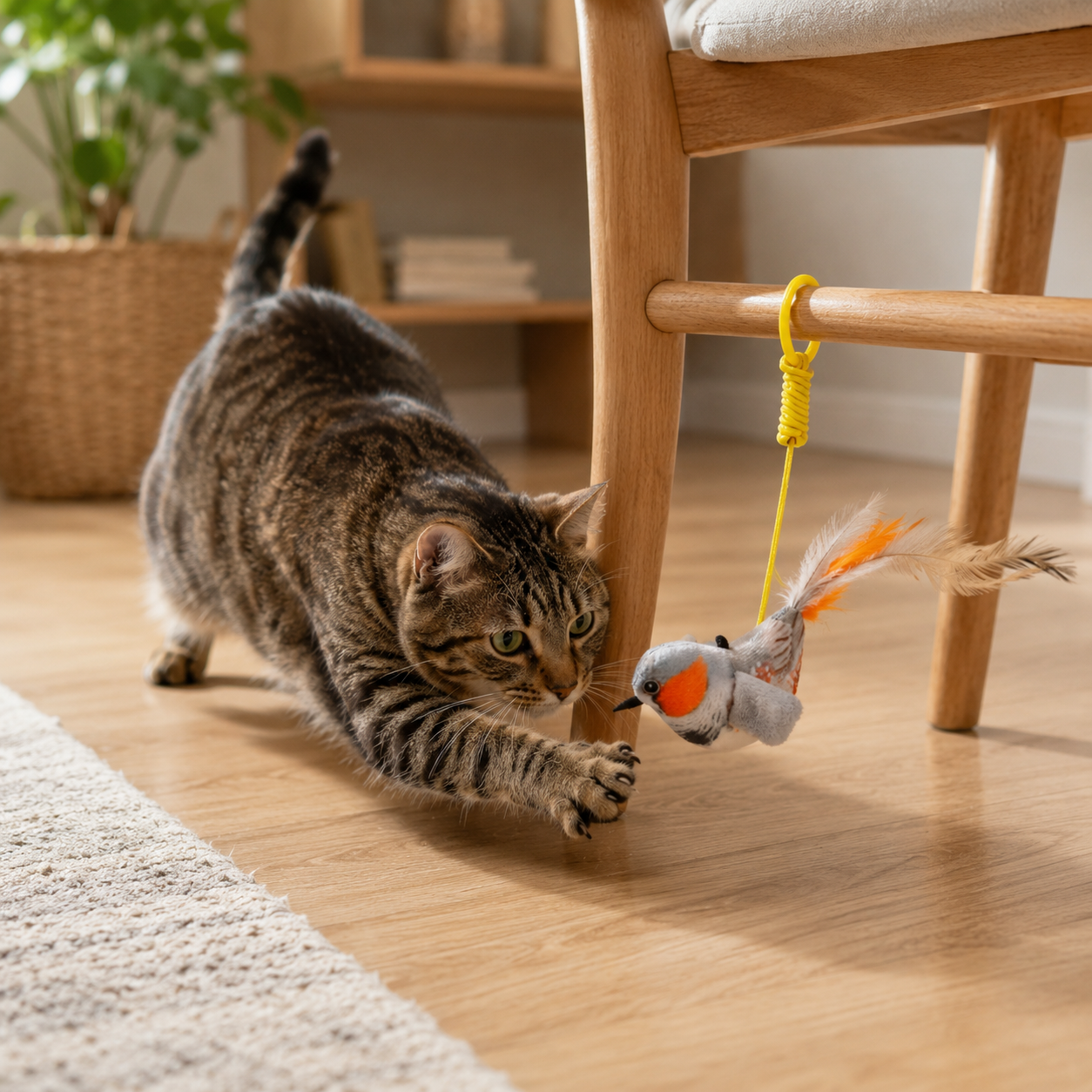 🐦 Chirping Bird Cat Toy