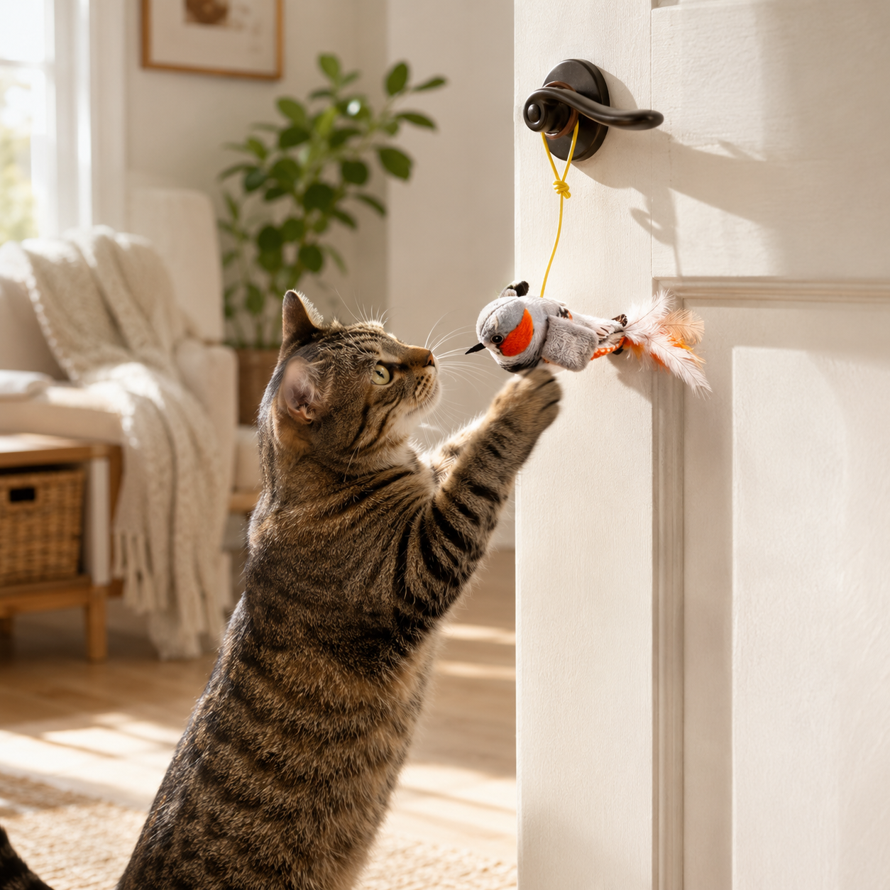 🐦 Chirping Bird Cat Toy