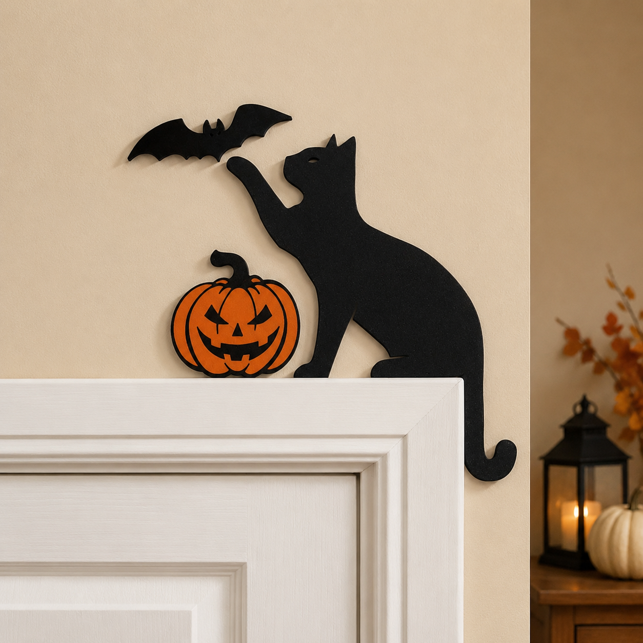 Fall & Halloween Metal Door Frame Toppers 🎃