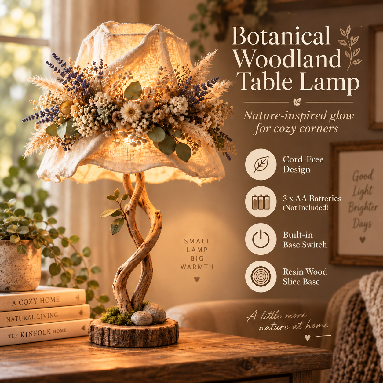 Botanical Woodland Table Lamp 🌿