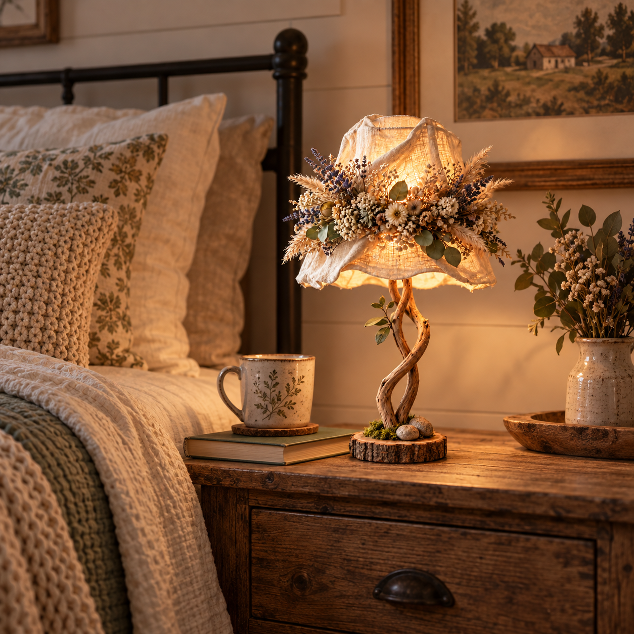 Botanical Woodland Table Lamp 🌿