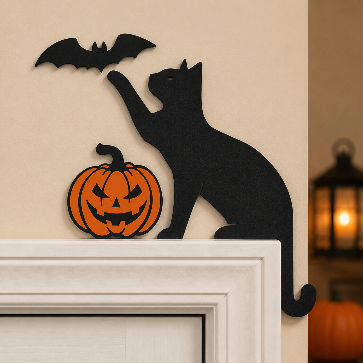 Fall & Halloween Metal Door Frame Toppers 🎃