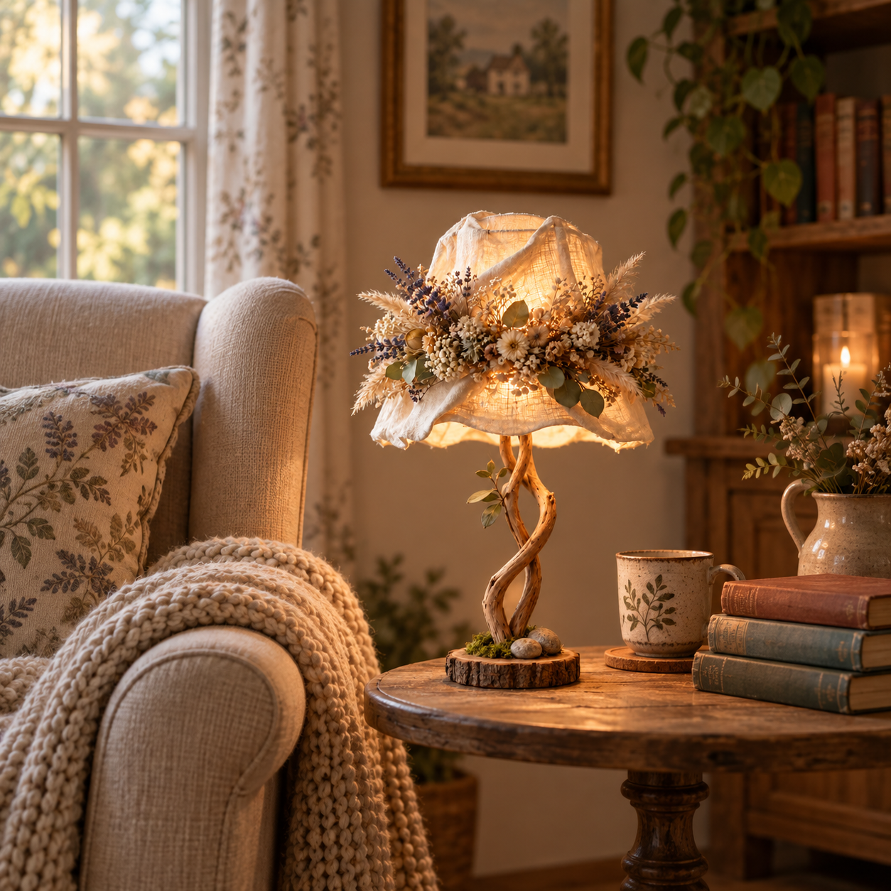 Botanical Woodland Table Lamp 🌿