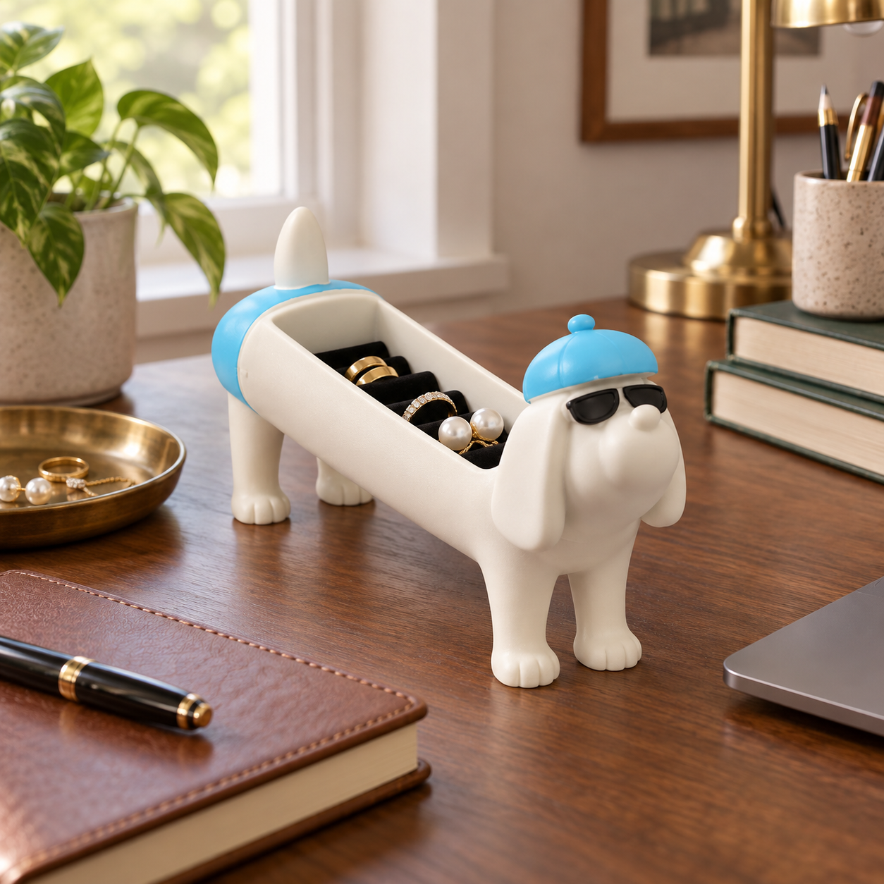 Dachshund Jewelry Organizer – Cute Dog Ring Holder & Trinket Tray